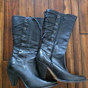 Women's Black Luchese boots - 9.5M